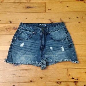 EMPYRE | Distressed Denim Shorts